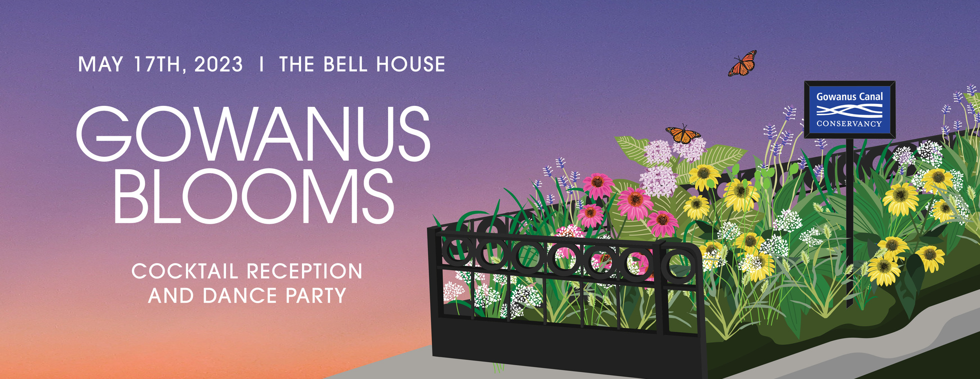 Gowanus Blooms, a Cocktail Reception and Dance Party